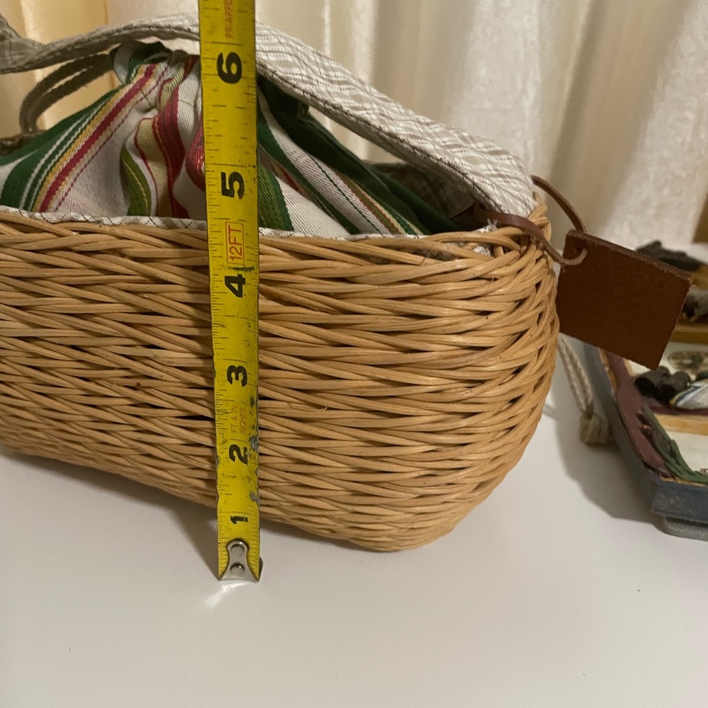 Bath&Body Works‎ Woven Tan Basket Bag - Picture 11 of 11